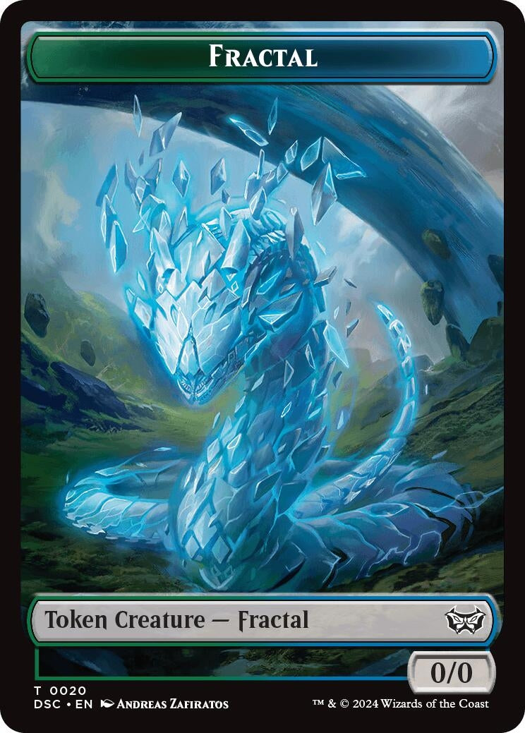 Image for Fractal // Scarecrow Double-Sided Token (20 // 23) (DSC) - Magic: The Gathering