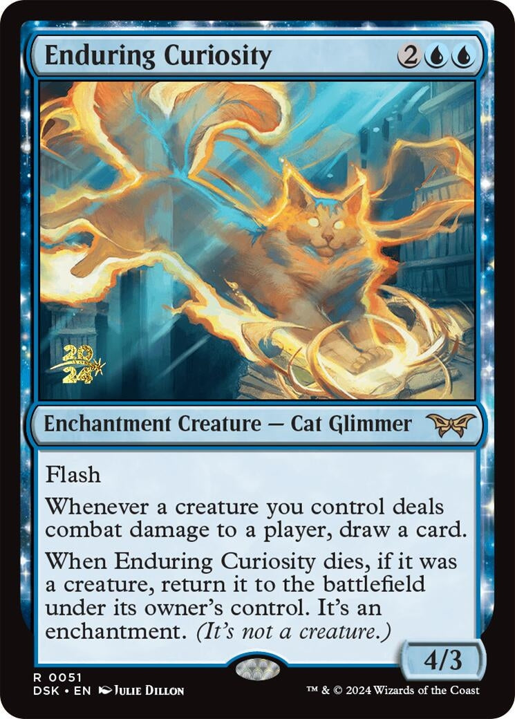 Image for Enduring Curiosity (51) (PRE) - Magic: The Gathering