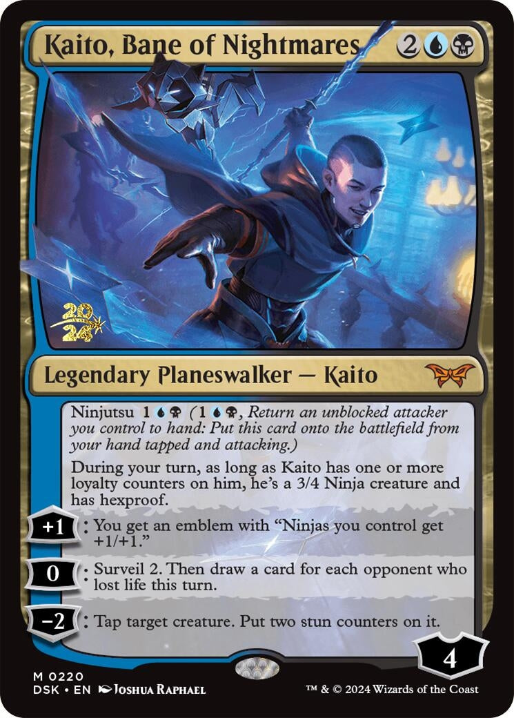 Image for Kaito, Bane of Nightmares (220) (PRE) - Magic: The Gathering