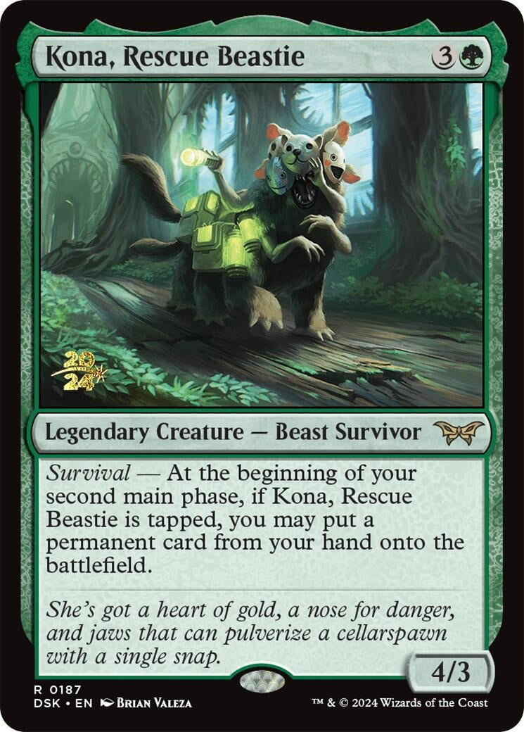 Image for Kona, Rescue Beastie (0187) (187) (PRE) - Magic: The Gathering