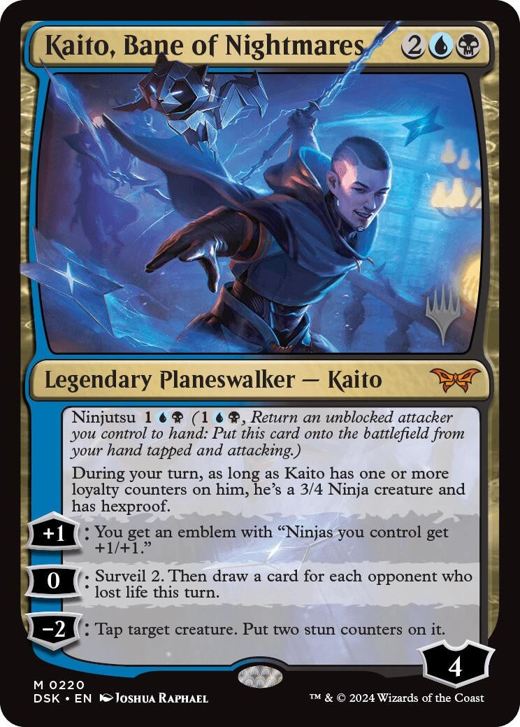 Image for Kaito, Bane of Nightmares (220) (PPDSK) - Magic: The Gathering