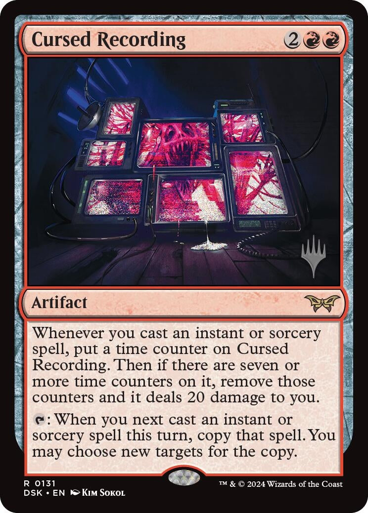 Image for Cursed Recording (0131) (131) (PPDSK) - Magic: The Gathering