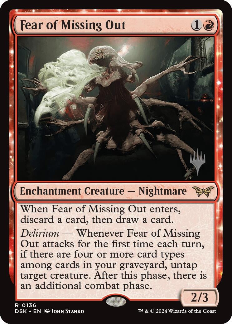 Image for Fear of Missing Out (136) (PPDSK) - Magic: The Gathering