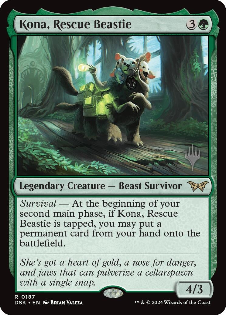 Image for Kona, Rescue Beastie (0187) (187) (PPDSK) - Magic: The Gathering