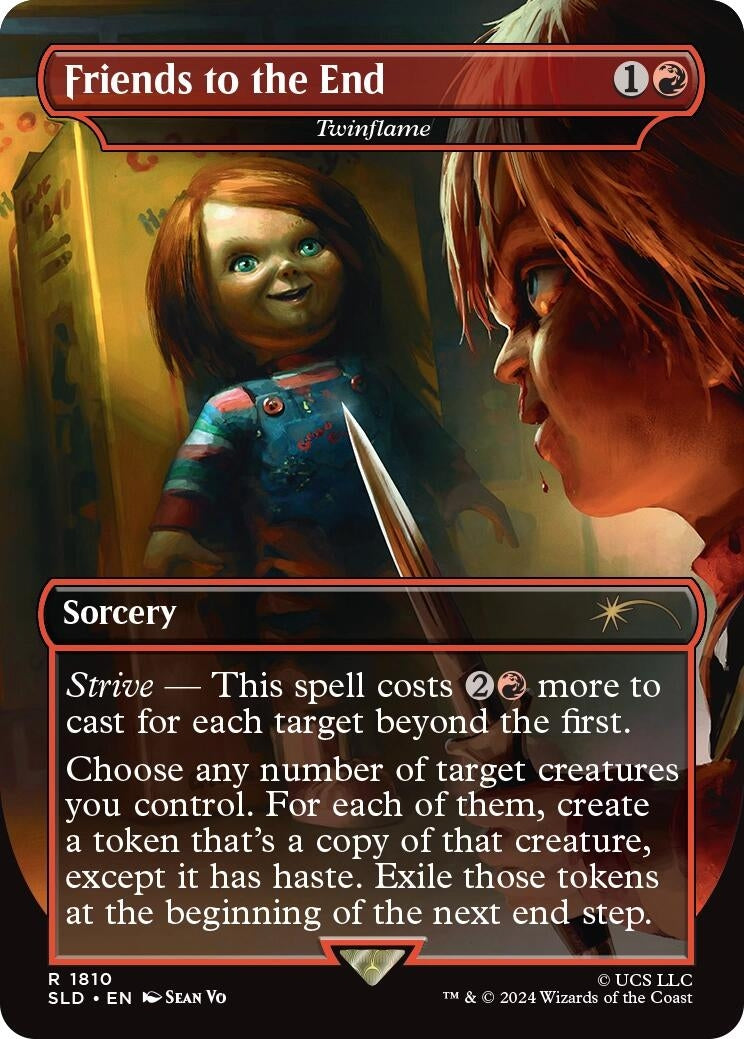 Image for Friends to the End - Twinflame (1810) (SLD) - Magic: The Gathering