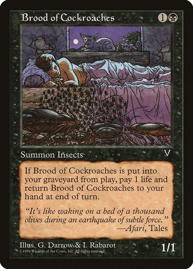 Image for Brood of Cockroaches (VIS) - Magic: The Gathering