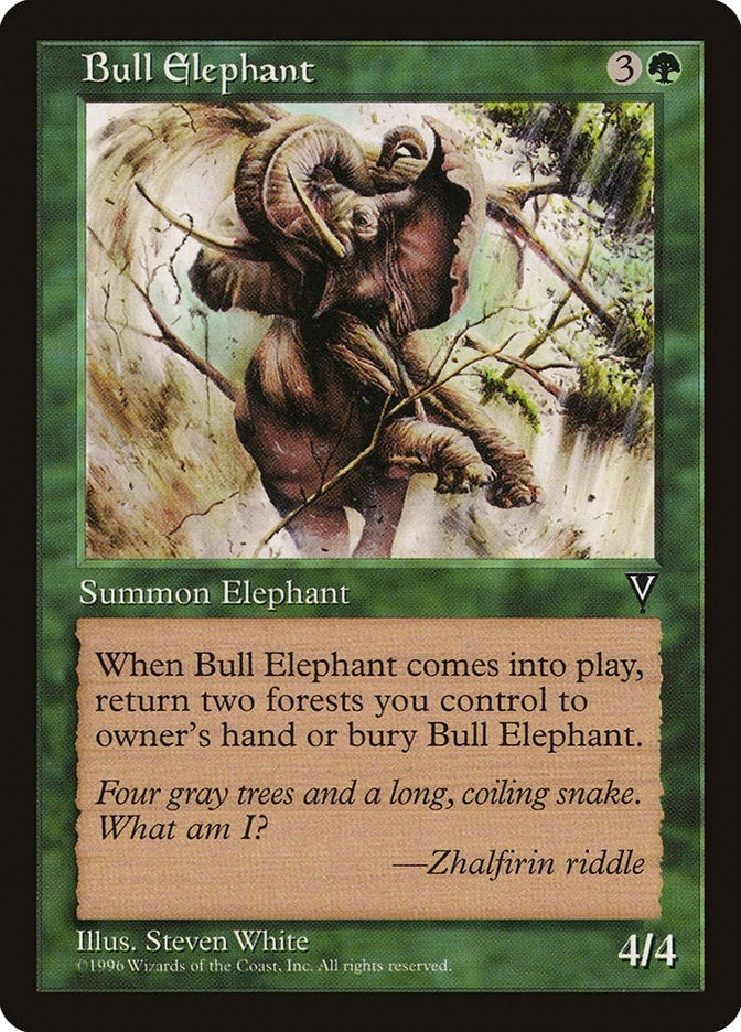 Image for Bull Elephant (VIS) - Magic: The Gathering