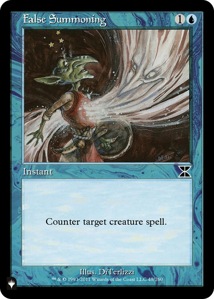 False Summoning (49/260) (LIST)