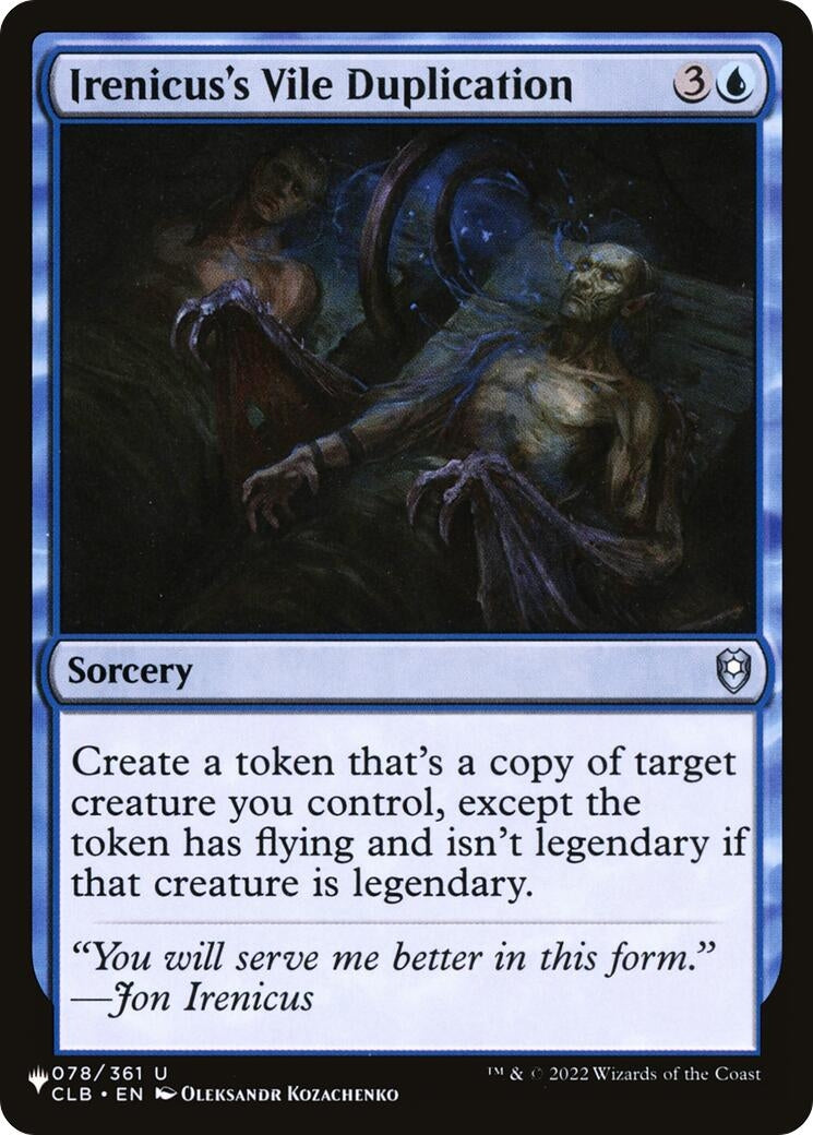 Irenicus's Vile Duplication (078/361) (LIST)