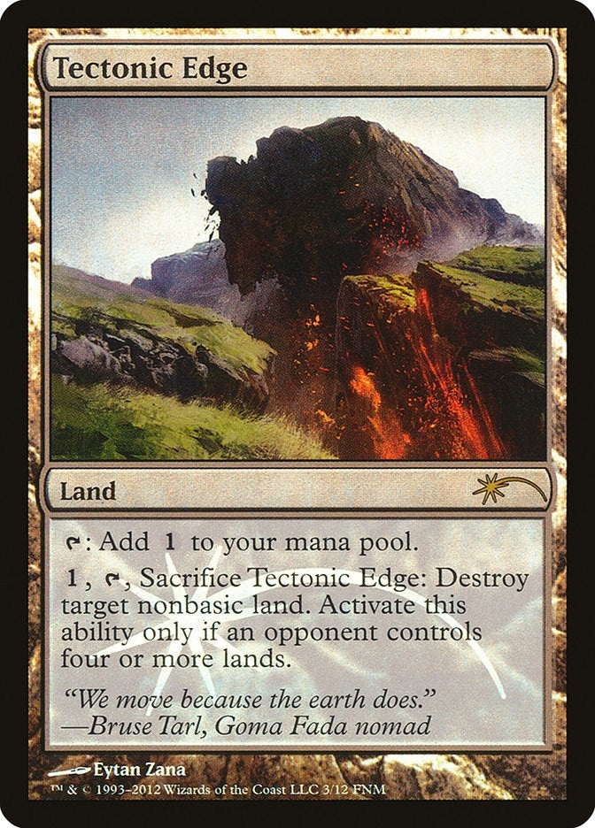 Image for Tectonic Edge (3) (FNM) - Magic: The Gathering