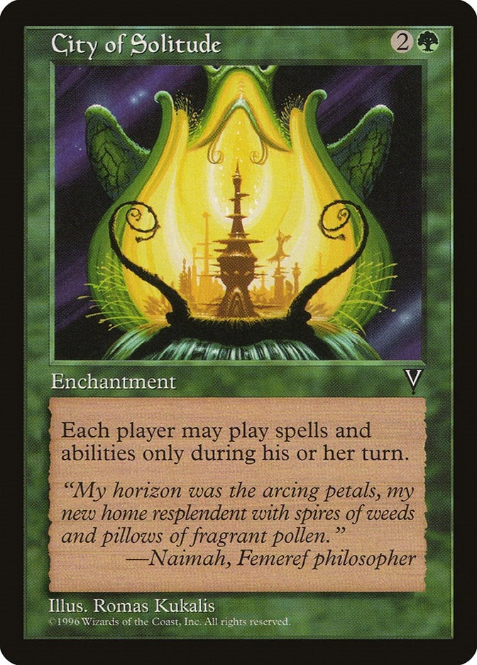 Image for City of Solitude (VIS) - Magic: The Gathering