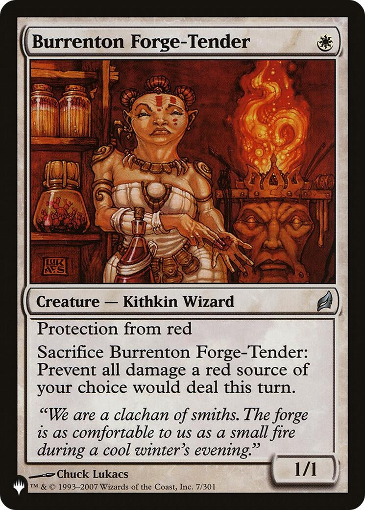 Burrenton Forge-Tender (7/301) (LIST)