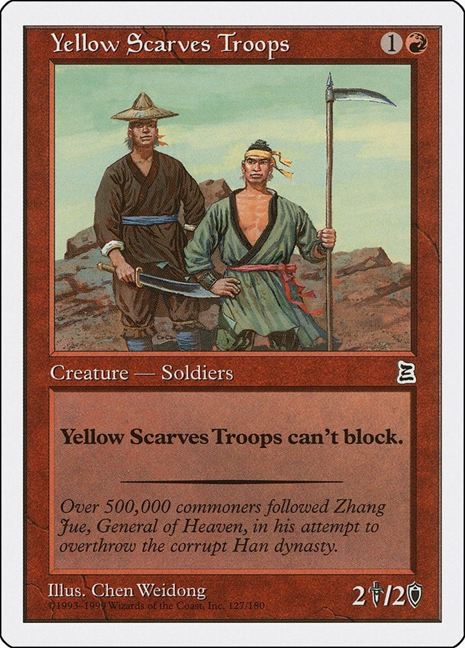 Image for Yellow Scarves Troops (127) (PTK) - Magic: The Gathering