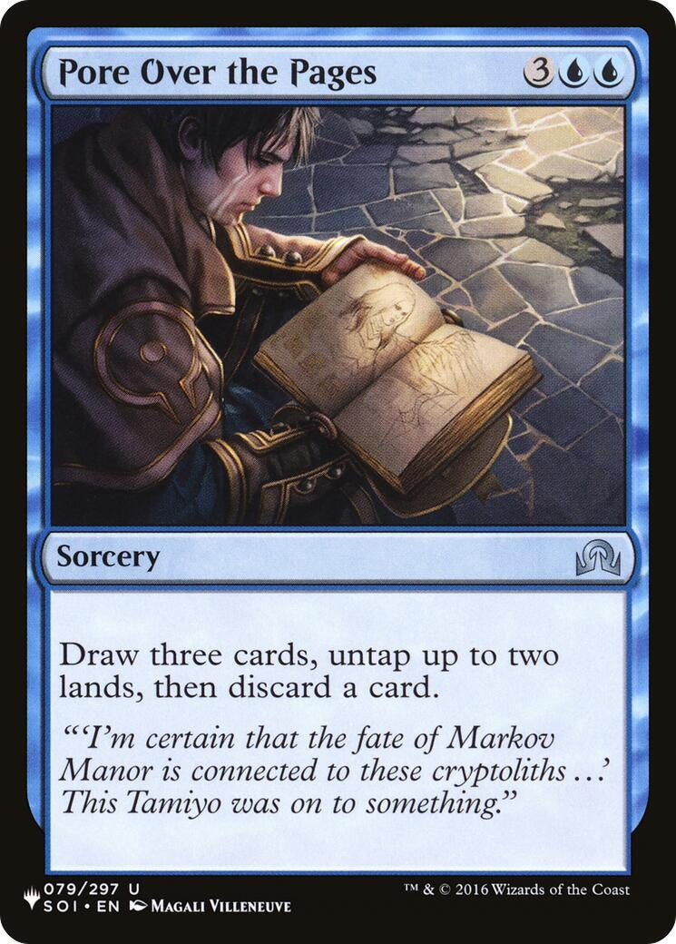 Pore Over the Pages (079/297) (LIST)