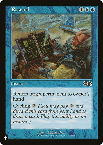 Rescind (92/350) (LIST)