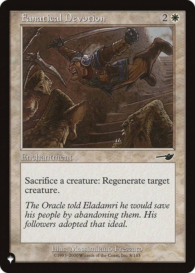 Fanatical Devotion (8/143) (LIST)