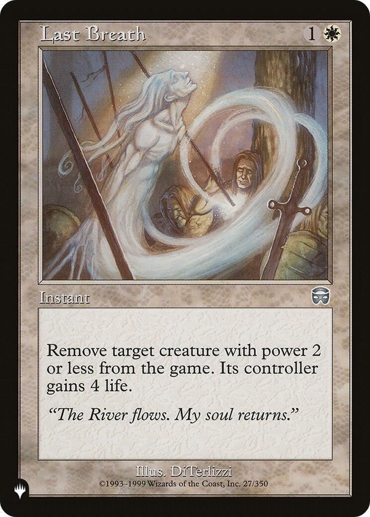 Last Breath (27/350) (LIST)