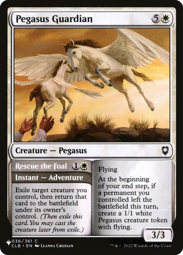 Pegasus Guardian (036/361) (LIST)