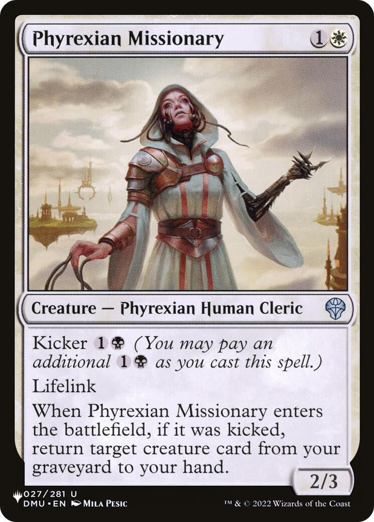 Phyrexian Missionary (027/281) (LIST)