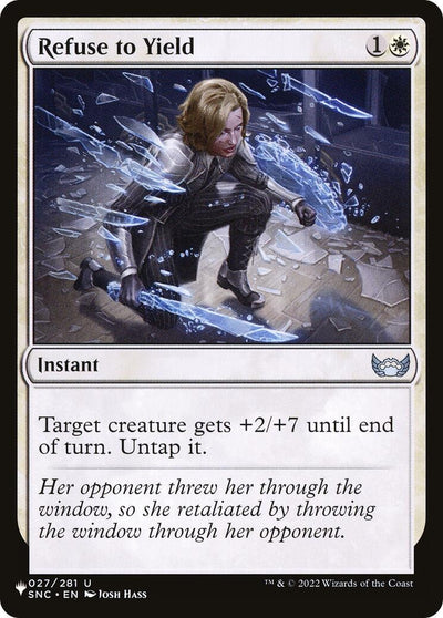 Refuse to Yield (027/281) (LIST)