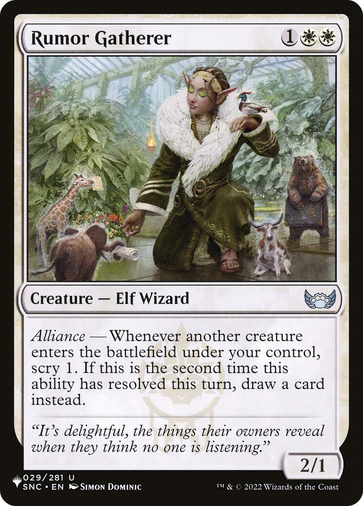 Rumor Gatherer (029/281) (LIST)