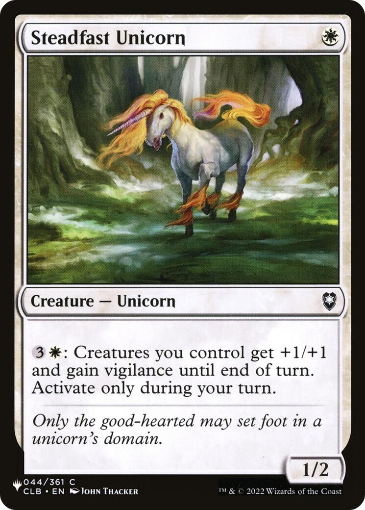 Steadfast Unicorn (044/361) (LIST)