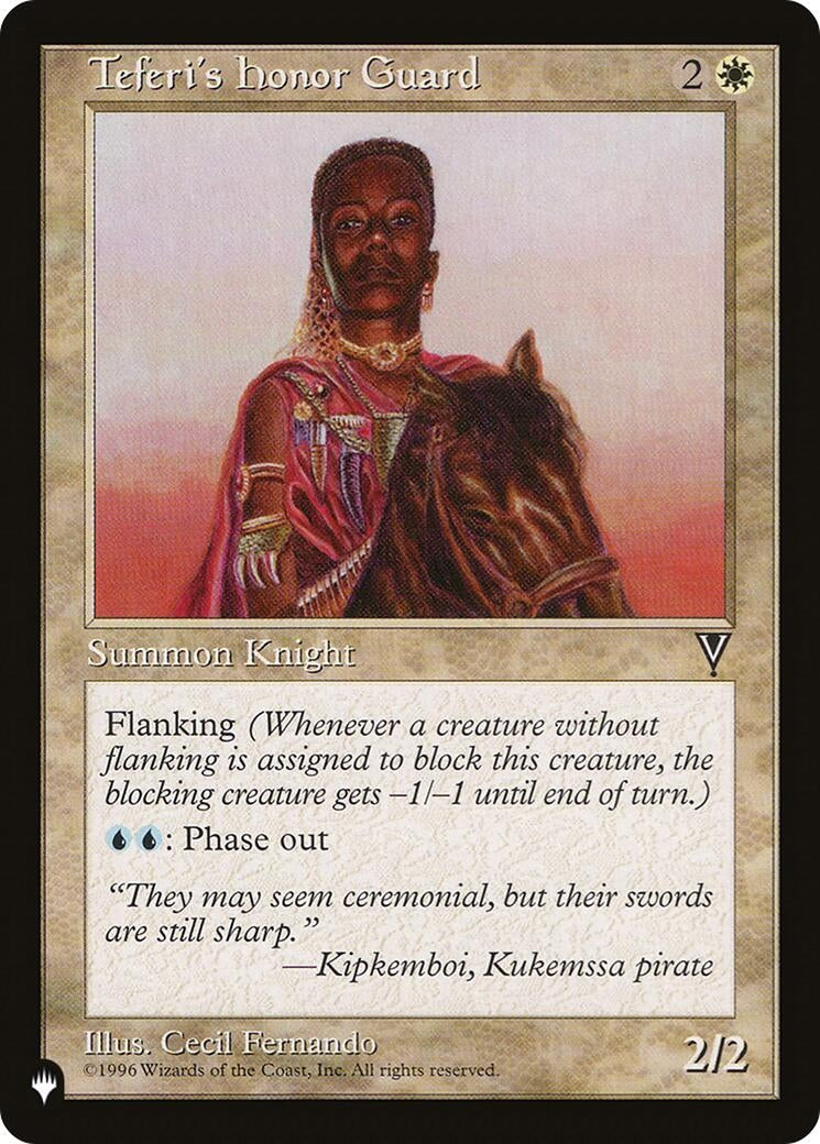 Teferi's Honor Guard (LIST)