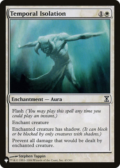 Temporal Isolation (43/301) (LIST)