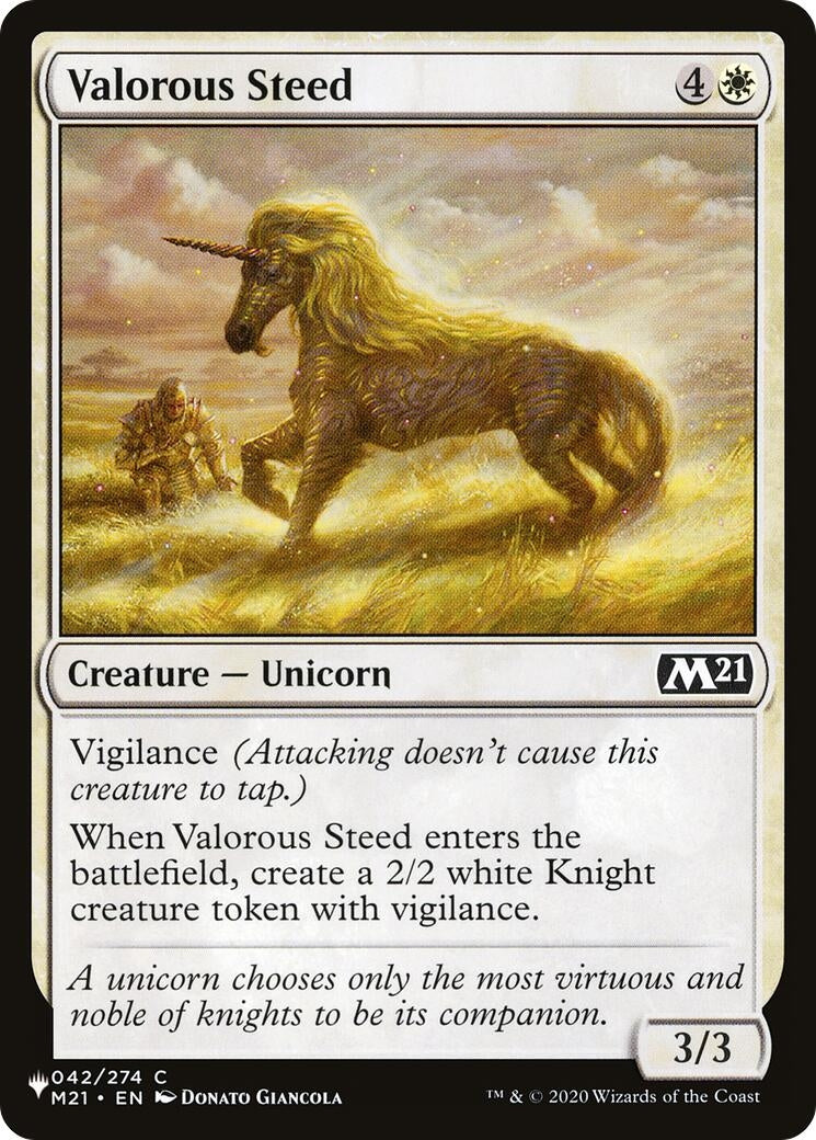 Valorous Steed (042/274) (LIST)
