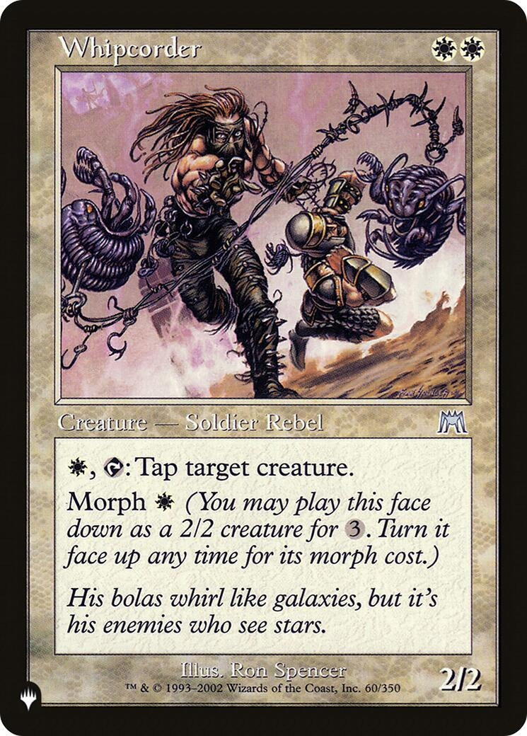 Whipcorder (60/350) (LIST)
