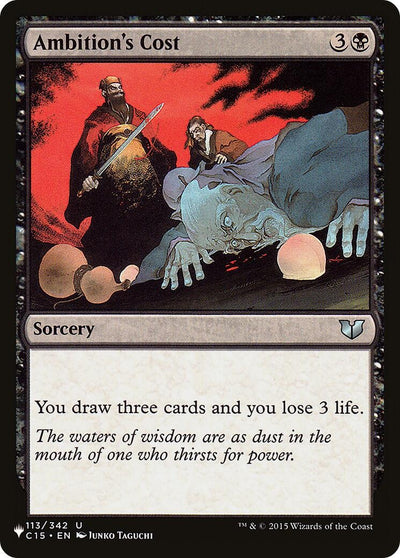 Ambition's Cost (113/342) (LIST)