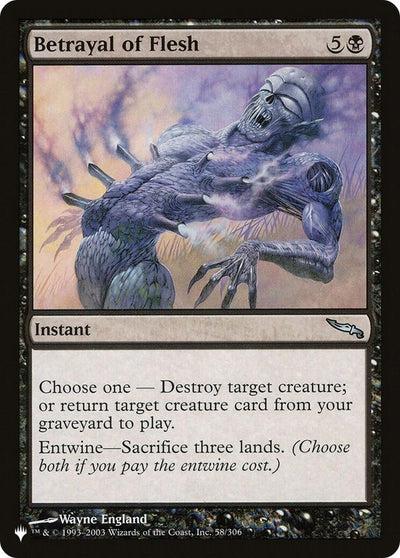Betrayal of Flesh (58/306) (LIST)