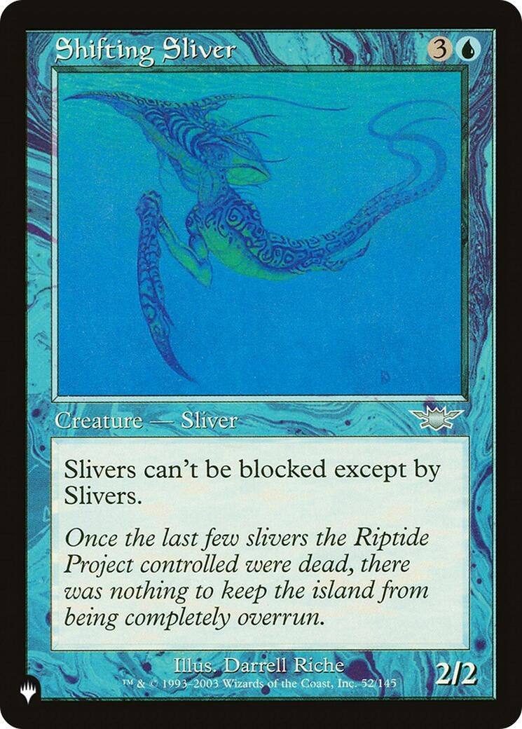 Shifting Sliver (52/145) (LIST)