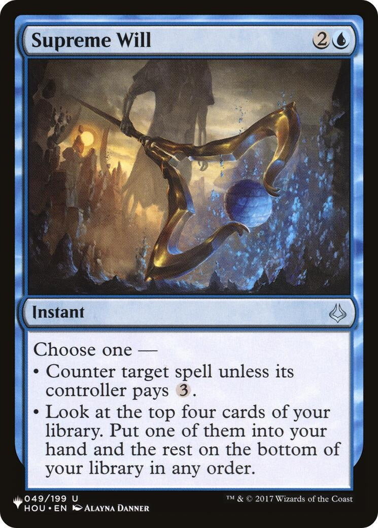 Supreme Will (049/199) (LIST)