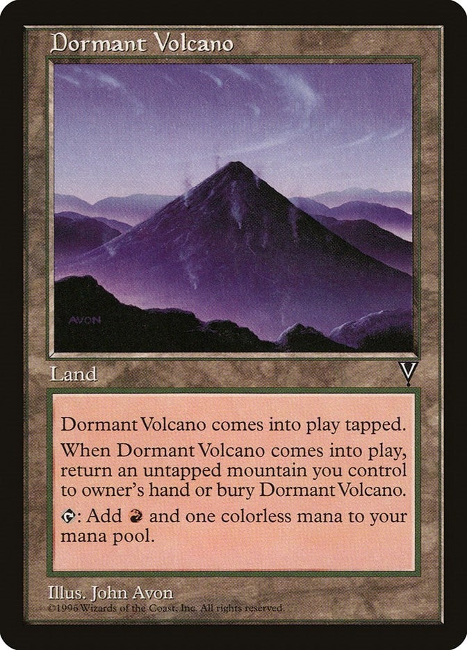 Image for Dormant Volcano (VIS) - Magic: The Gathering