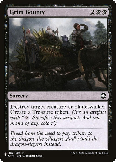 Grim Bounty (106/281) (LIST)