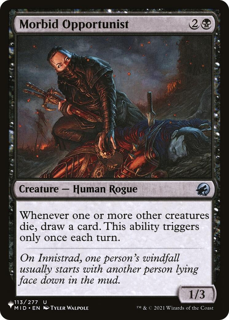 Morbid Opportunist (113/277) (LIST)