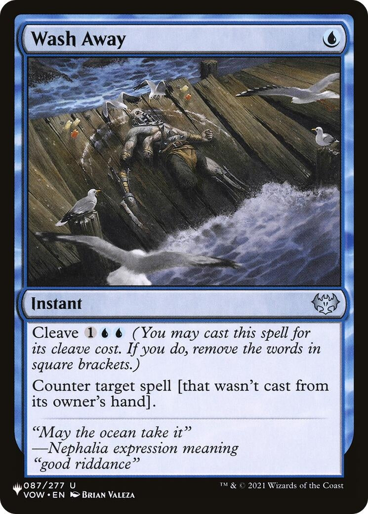 Wash Away (087/277) (LIST)