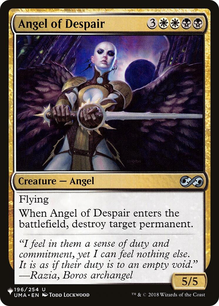 Angel of Despair (196/254) (LIST)