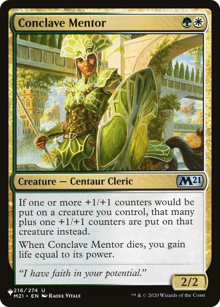 Conclave Mentor (216/274) (LIST)