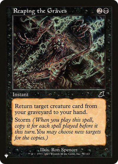 Reaping the Graves (72/143) (LIST)