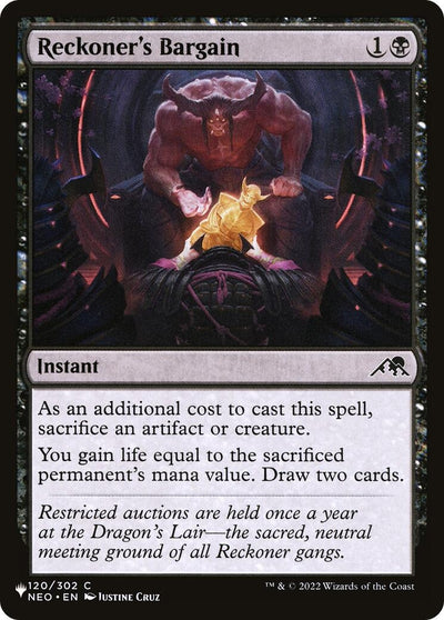 Reckoner's Bargain (120/302) (LIST)