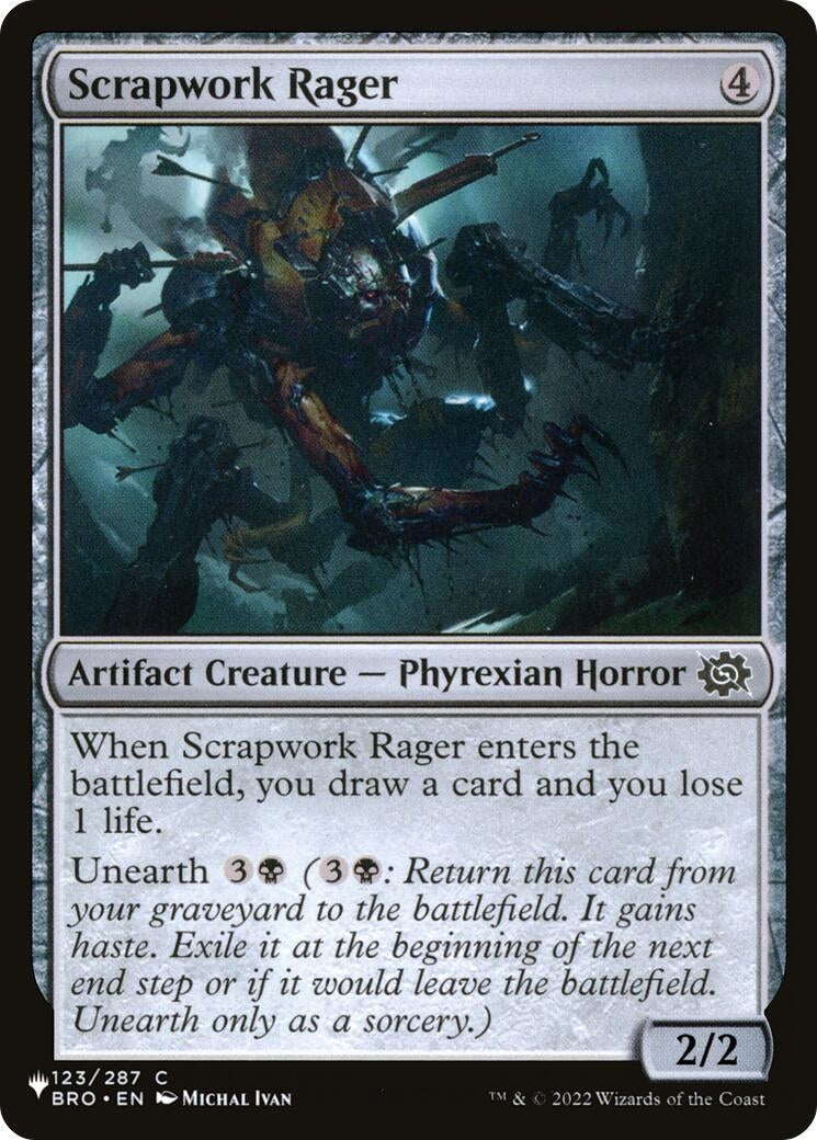 Scrapwork Rager (123/012) (LIST)