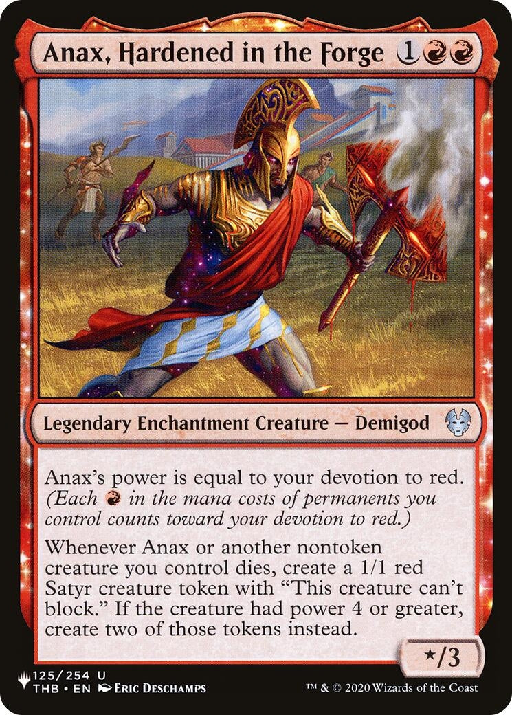 Anax, Hardened in the Forge (125/254) (LIST)