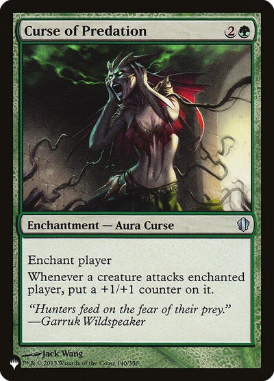Curse of Predation (140/356) (LIST)