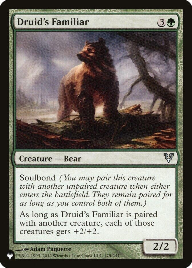 Druid's Familiar (175/244) (LIST)