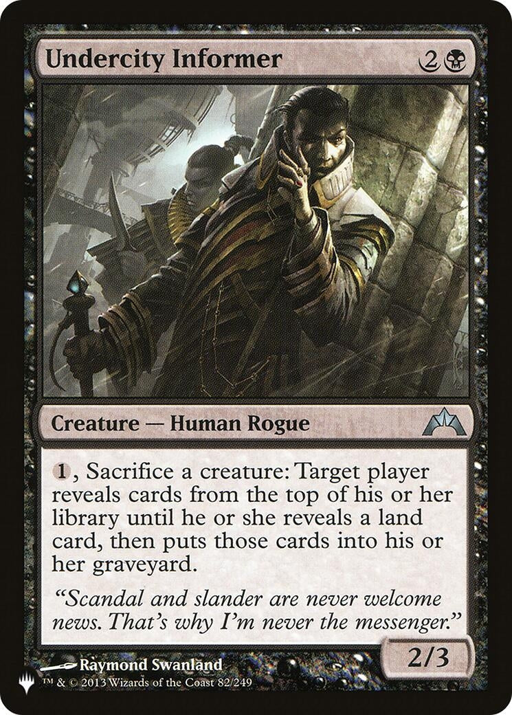 Undercity Informer (82/249) (LIST)