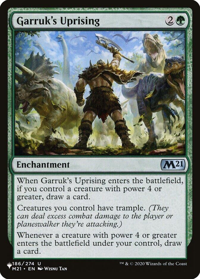 Garruk's Uprising (186/274) (LIST)