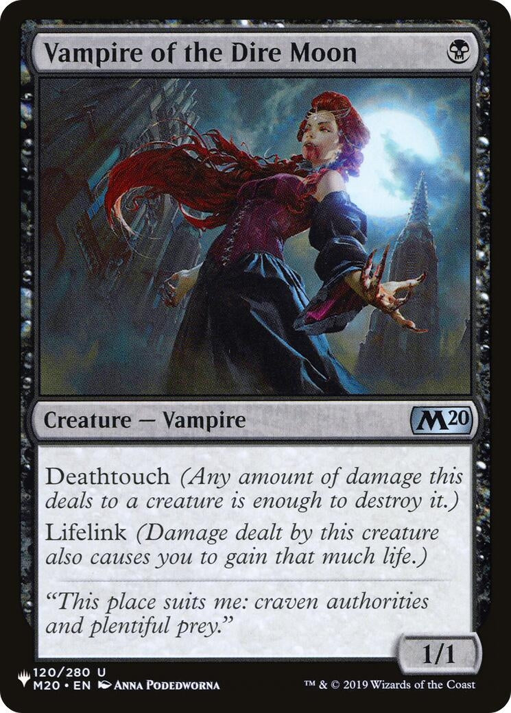 Vampire of the Dire Moon (120/280) (LIST)