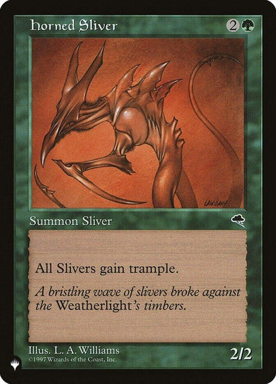 Horned Sliver (LIST)
